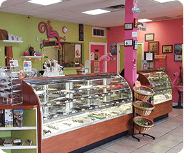 Chocolate, cakes and ice cream